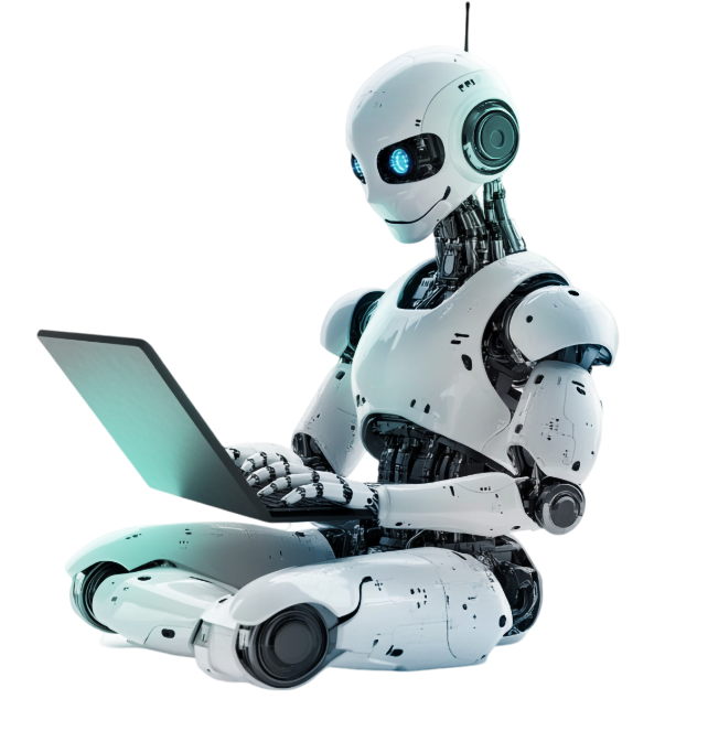 Robot representing 9Yards X technology stack